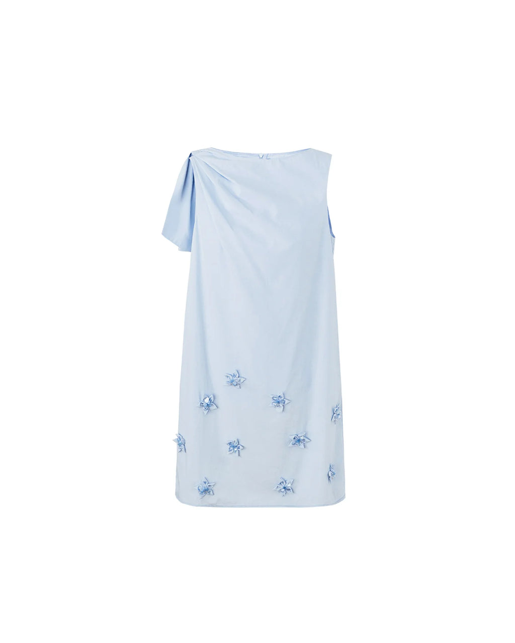 Lyocell Cotton Blend A-Line Sleeveless Dress